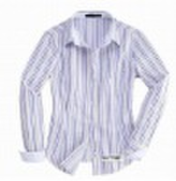 100% cotton men's stripe shirts