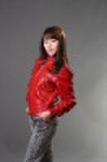 Lady's pu leather garment