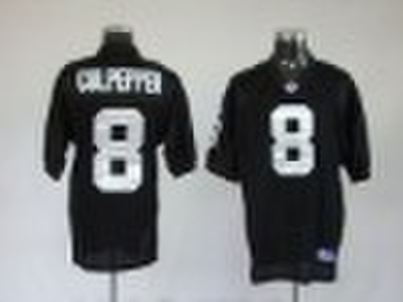 Top quality Raider #8 Culpepper Black American foo