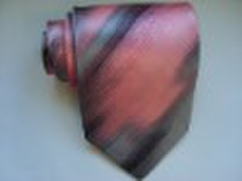 men printed silk tie