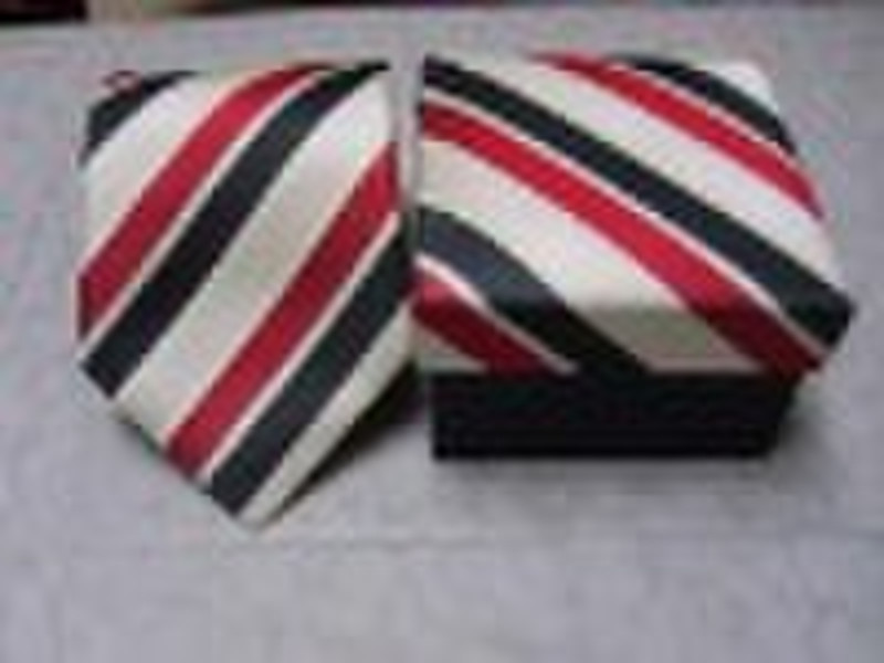 100%silk woven brand necktie