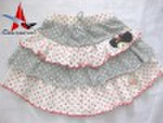 Girls knitted fabric Multi-large skirt , children&