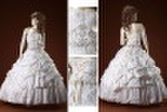 2010 High Taffeta  Customer Made Wedding Dress 668