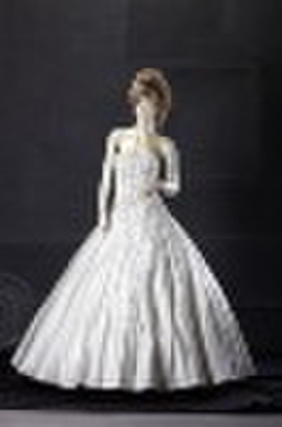 2010 Full Beads Bridal Wedding Gown  960261