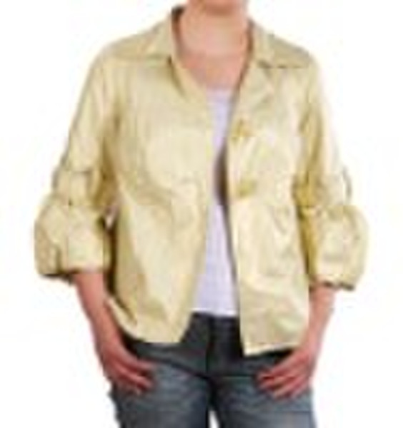Ladies' jacket,100%Cotton fashion jacket
