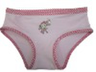 girl's 95% cotton 5% spandex brief,underwear