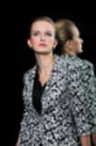 Lady's woven fashion jacket (1C2SJ084)