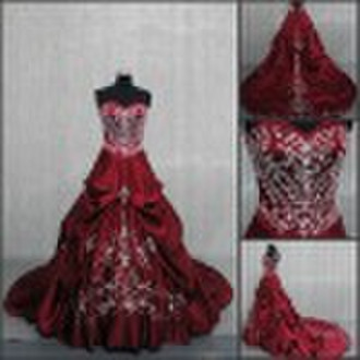 Real sample lady new wedding dress R0032