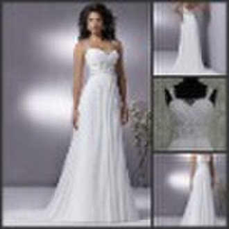 Popular new design white bridal gown HS0427