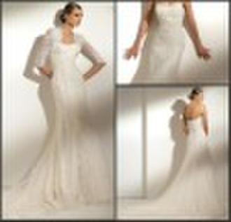 Popular new lady custom bridal dress HS0376