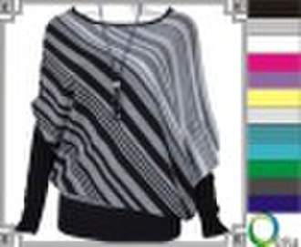 Women sweater with argyle pattern