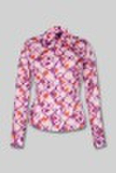 printed fabric blouse