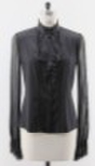 Ladies' 100% silk woven blouse