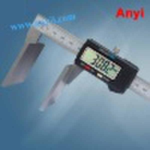 Digital Calipers with Broad Measuring Faces