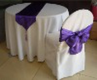 Banquet chair covers &Crystal organza sash