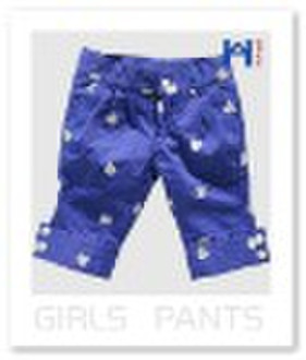 classic hear print girls pants