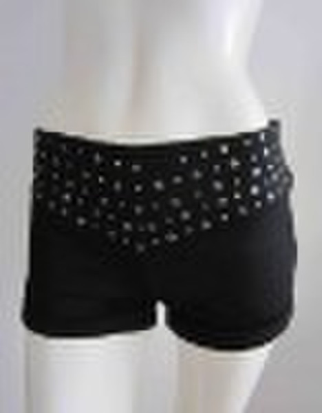 Ladies' Sexy Fashion Beaded Shorts