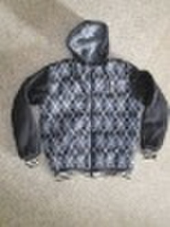 2010 men's knitting coat with fake fur