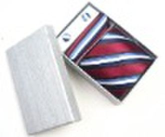 cufflink&tie sets gift sets silk tie sets