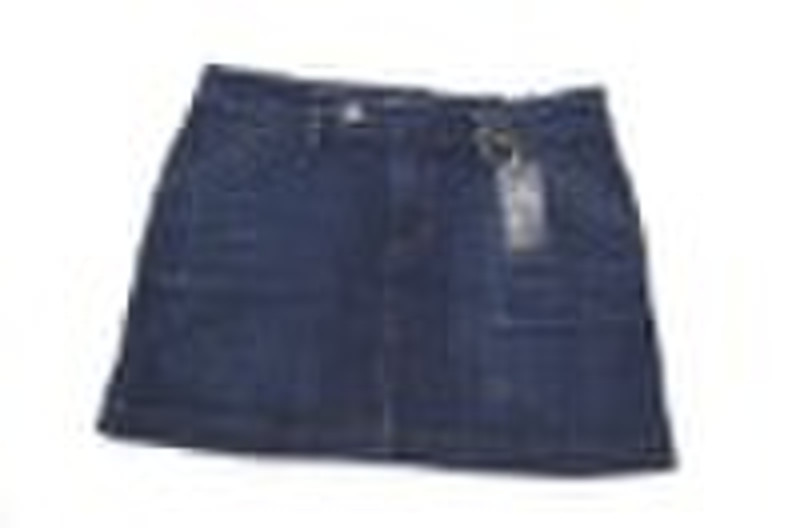 girl's jean short skirt,lady/missy denim short