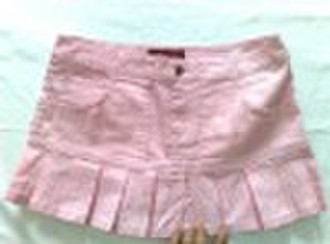 lady/missy Fashion pink short skirt ,Cute Lady Ski