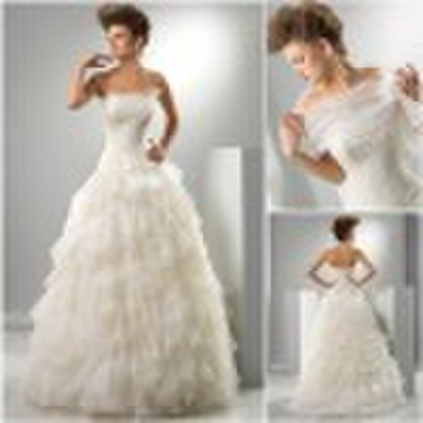 The Best Style Hand Flowers Wedding Gown