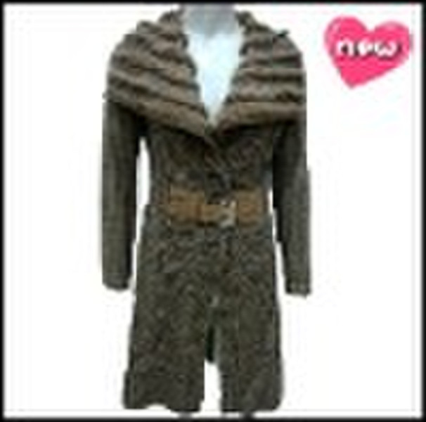 Ladies fashion cardigan sweater coat long style,ra