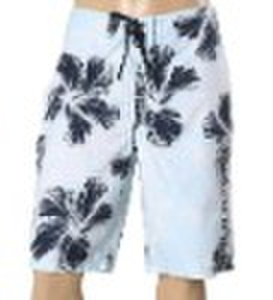 Herren Mikrofaser Print Shorts