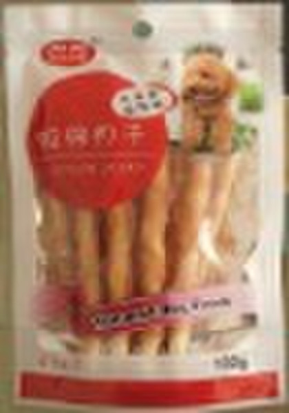 pet food (chicken rolled white rawhide bone)