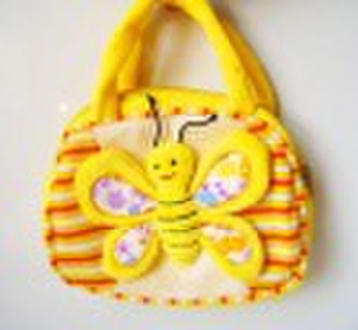 Fashion plush toy bag for kids