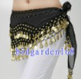 Golden/Silver Coins Belly Dance Belt Hip Scarf