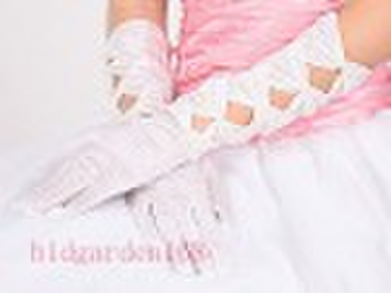 Evening Opera  Bridal Wedding Satin Gloves  Party