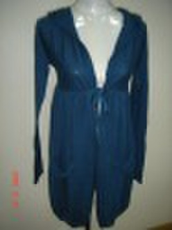 Fashion Cotton Cardigan Sweater with Hood