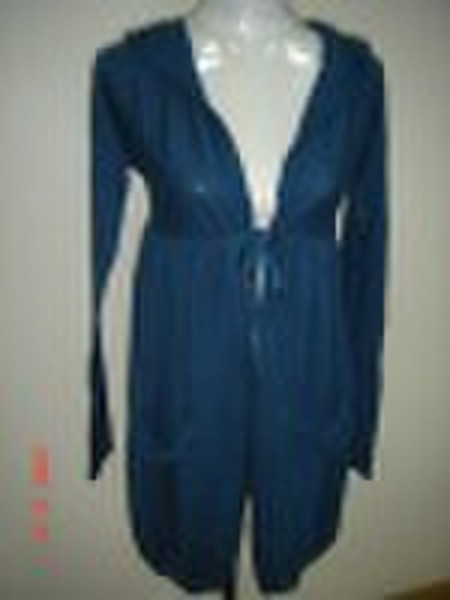 Fashion Cotton Cardigan Sweater with Hood
