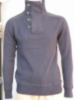 100% cotton knitted pullover sweater