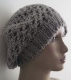 cable knitted beret