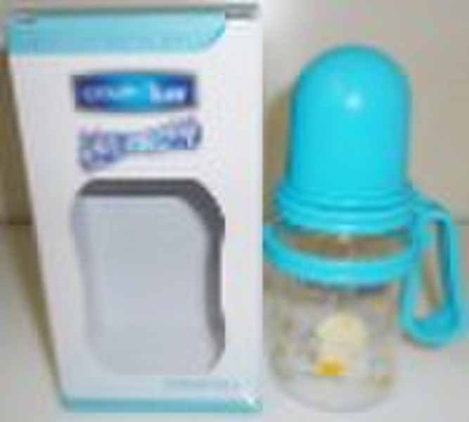 140ml PC Babyflasche mit flexiable Griffe