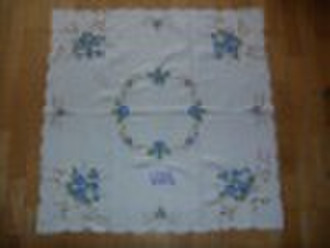 Embroidered table cloth