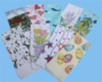 100% cotton pigment print kitchen towel