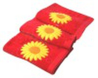 100% cotton jacquard face towel