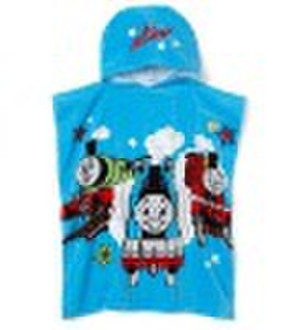 100% cotton kids hooded towel