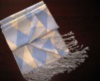 silk&wool Jacquard Scarf