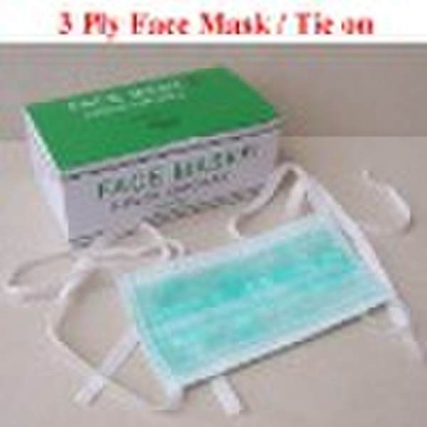 non woven face mask with tie,surgical mask,disposi