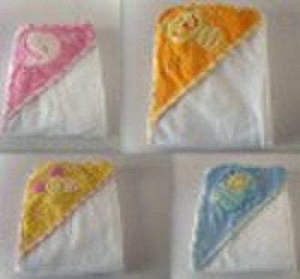 baby hooded towel/baby towel blanket