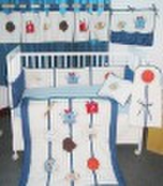 baby bedding set sports   9pcs (new style in 2009)