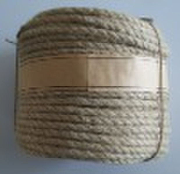 hemp rope natural long fiber 100%hemp 5MM