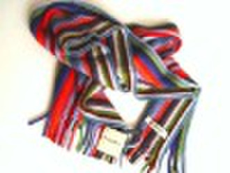 100%cashmere scarves ,wrap colour-strip cashmere s