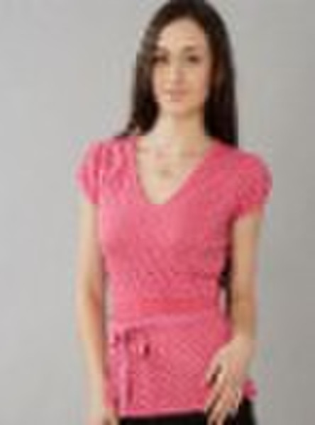WOMEN'S 100% COTTON KNITTED SWEATER , PATTERN