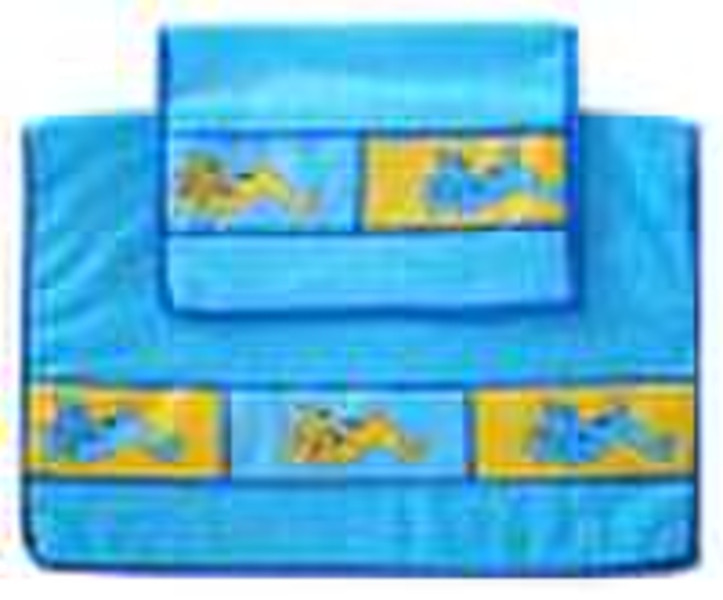 Applique Embroidered Towel Set