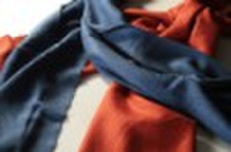 55% cashmere 45%silk worsted scarf